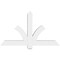 Ekena Millwork Redmond Architectural Grade PVC Gable Bracket, 48"W x 28"H x 4"D x 4"F, 14/12 Pitch GBP048X28X0404RED00 - alternate 4